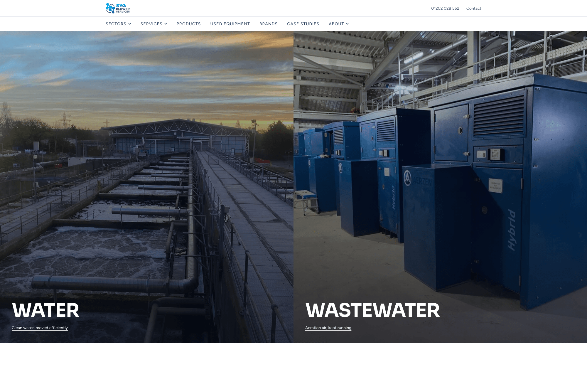 SYG Blower Services — project cover