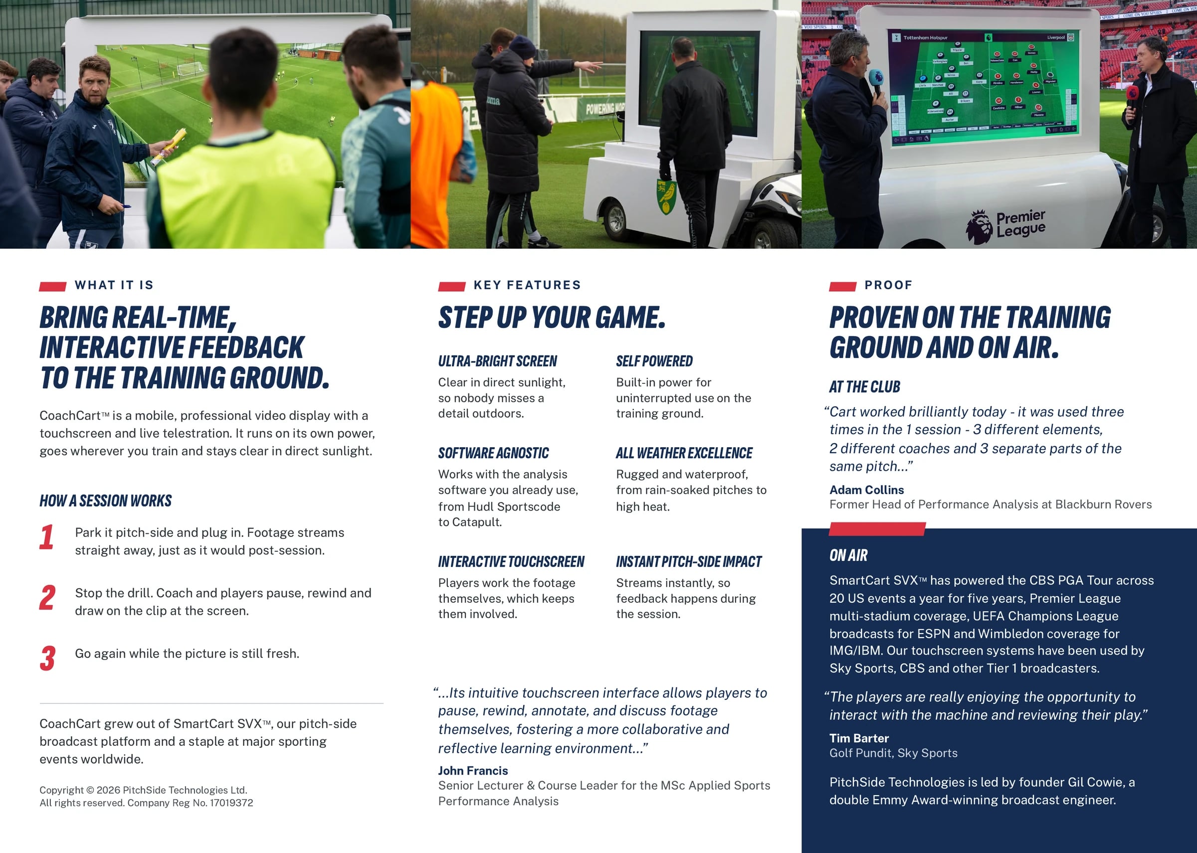The inside of the tri-fold leaflet: what it is, key features and proof